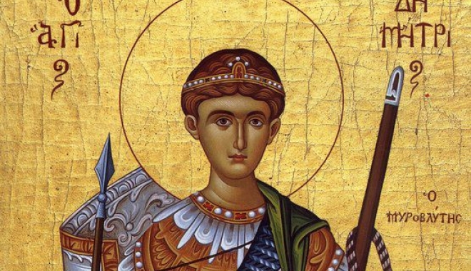 Astăzi sunt sărbătiți cei ce poartă numele Sfântului Mare mucenic Dimitrie - sfdimitrie465x390-1509008127.jpg