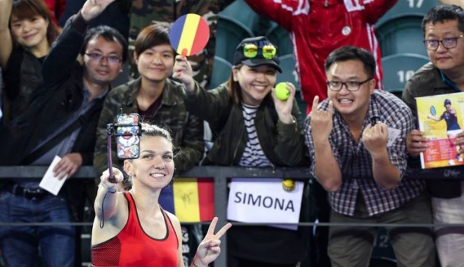 Tenis / Simona Halep și Irina Begu s-au calificat în finala probei de dublu la Shenzhen - shenzhensimonahalep1-1515155914.jpg