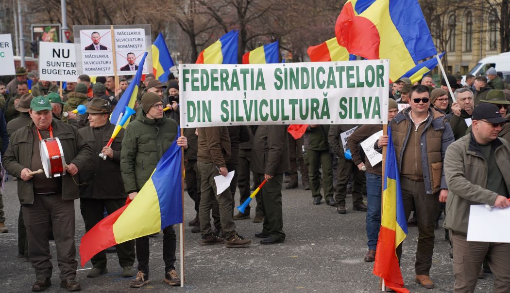 Silvicultorii ies în stradă! 