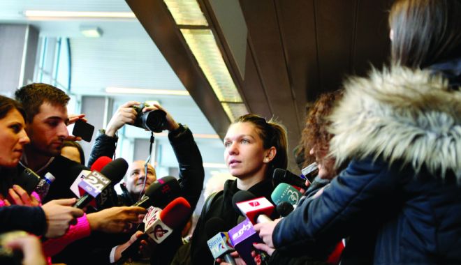 Simona Halep s-a întors în țară. 