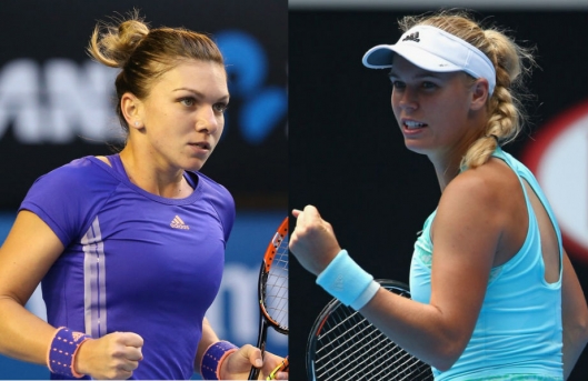 Simona Halep, spulberată de Caroline Wozniacki - simonahalepcarolinewozniacki-1508935973.jpg