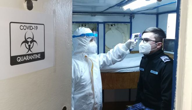 Exerciţiu pe mare. Simularea unui caz de infectare cu coronavirus, la bordul dragorului maritim „Locotenent Lupu Dinescu”, aflat în misiune NATO - simulare2-1614589934.jpg