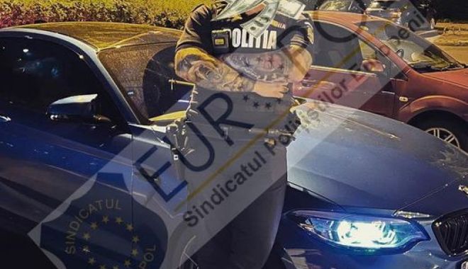 Poliţist în uniformă, prins în flagrant în timp ce vindea cocaină unui client