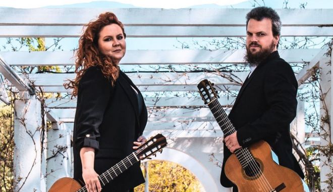 Concert Duo Kitharsis, la Muzeul de Artă Populară, cu influențe folclorice româno-spaniole