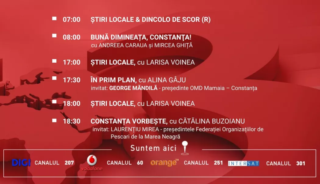 Programul zilei de marți, 24 martie, de la Antena 3 Constanța - site-cuget-1774282909.webp