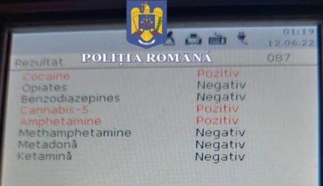 Scuza găsită de un şofer prins drogat cu trei tipuri de droguri: "Am mâncat o salată cu oţet"