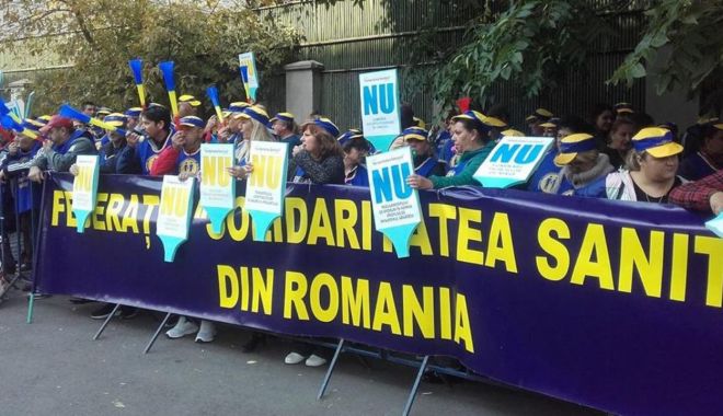 Sindicaliştii din Sănătate, amenință cu proteste. Principala revendicare - creşterea salariilor de bază cu cel puţin 25%