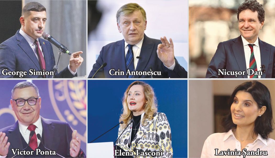 Sondaj electoral comandat de „Cuget Liber“. Pe cine vor românii președinte? George Simion și Crin Antonescu, umăr la umăr, Nicușor Dan vine tare din urmă!