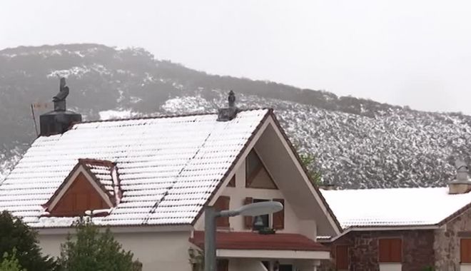 Ninsori în Spania, după o secetă îndelungată şi un val de căldură timpuriu