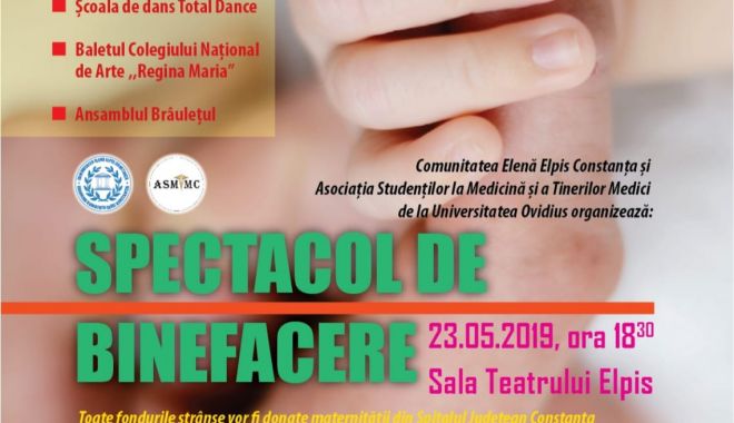 Spectacol caritabil al studenților mediciniști pentru fonduri destinate maternității din Constanța - spectacolcaritabil-1558428317.jpg