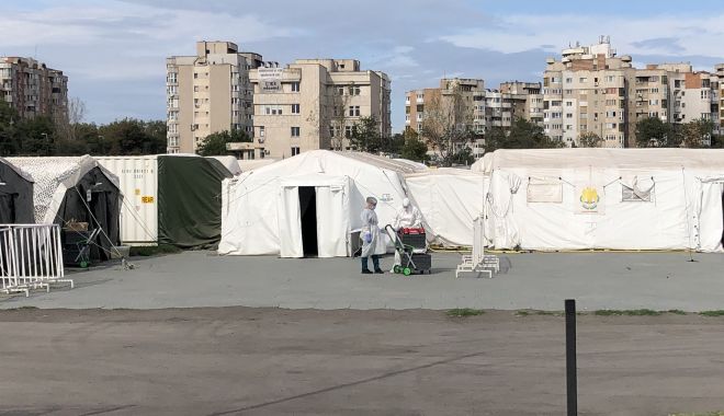 Spitalul Militar Mobil de pe stadionul Portul a devenit funcţional. Opt pacienţi suspecţi, internaţi - spitalulmillitarmobil-1601385173.jpg