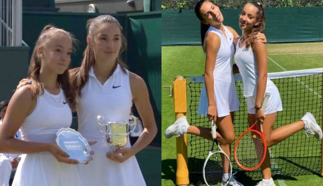 Românca Alexia Tatu, campioană Wimbledon Under-14, după ce a întânit-o în finală pe conaționala sa, Andreea Soare