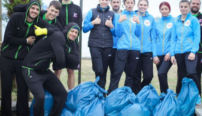 Sportivii de la BC Athletic și CSU Neptun au curățat 