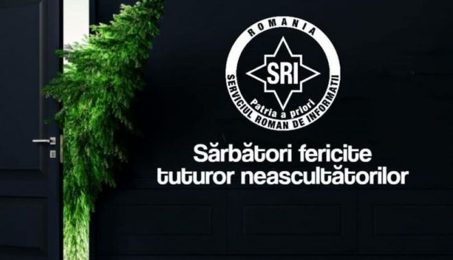 SRI transmite urări de Crăciun românilor, în stilul caracteristic: 