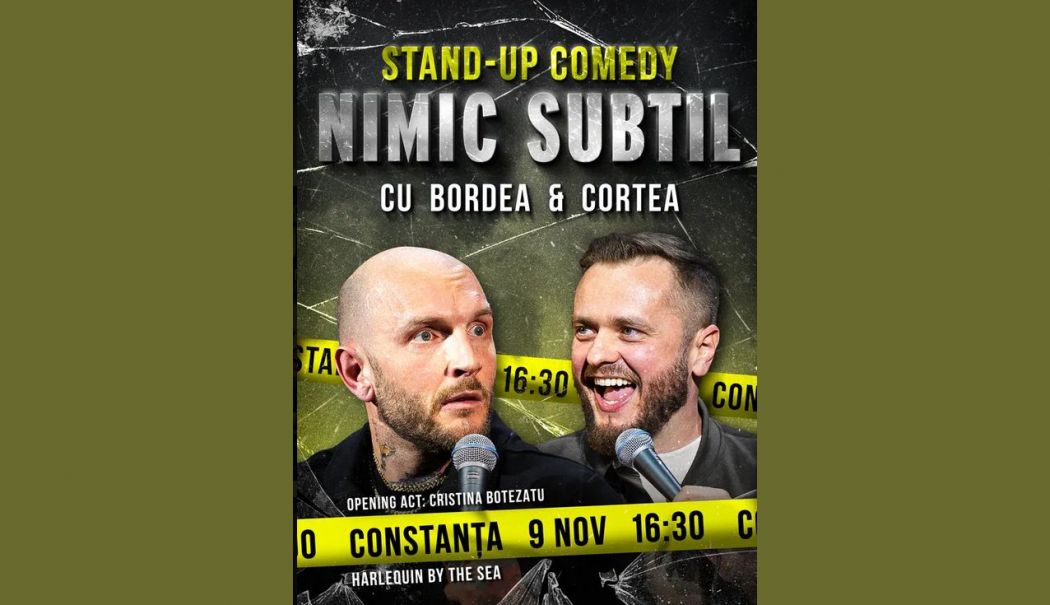 Bordea și Cortea spun lucrurilor pe nume în show-ul de la Harlequin by the Sea - stand-up-harlequin-1762539331.jpg