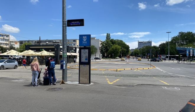 CT BUS. Staţia din faţa Gării Constanţa a liniei 100M şi a autobuzelor etajate se mută temporar - statia-1624610624.jpg