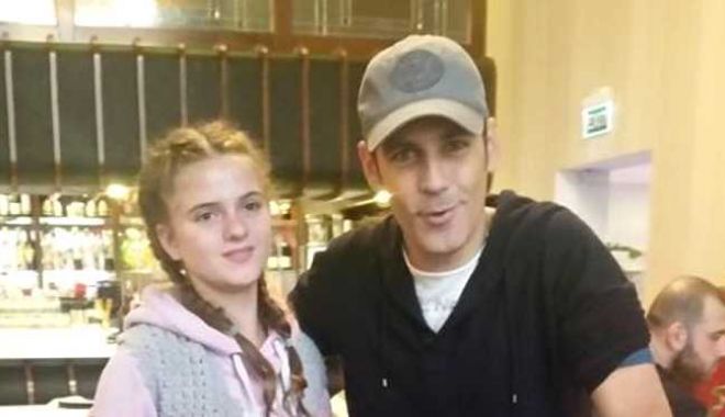 Ștefan Bănică, alături de Alexandra:  