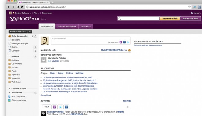 Yahoo Mail. Serviciul nu funcționează în continuare pentru toată lumea - stireyahoo-1387124139.jpg