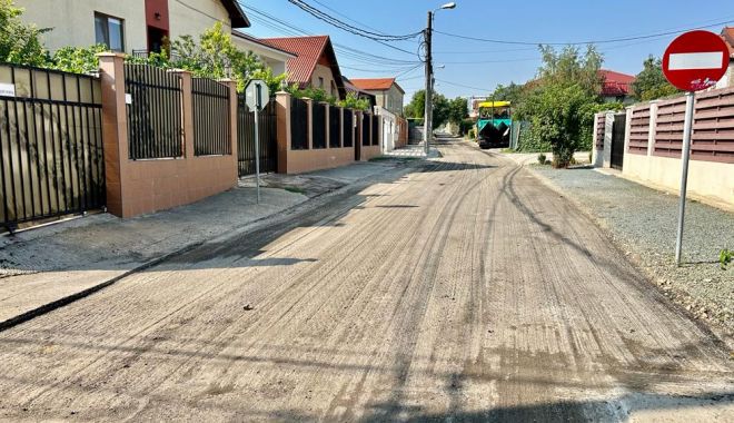 Asfaltări în cartierul Palazu Mare! Lucrările se desfășoară cu restricții totale de trafic rutier