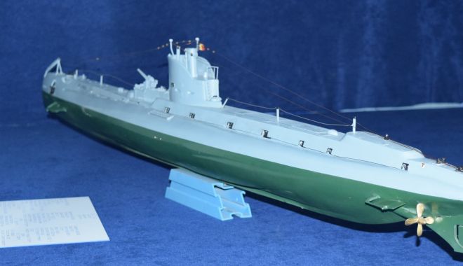 Macheta submarinului „Delfinul”, exponatul lunii mai - submarin-1620408781.jpg