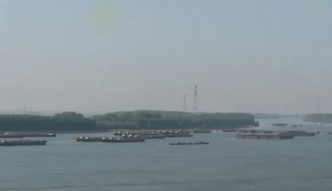 Portul Sulina este blocat de zeci de nave ucrainene încărcate cu marfă
