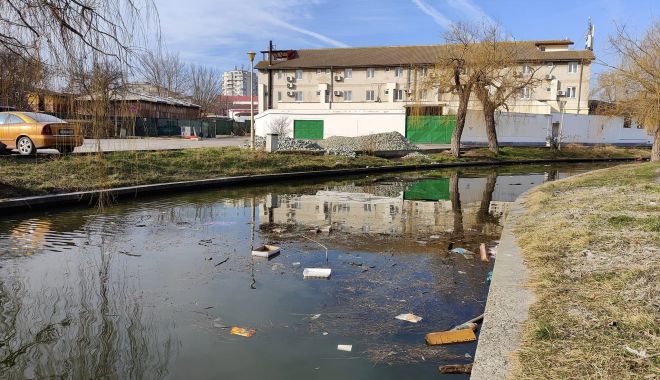 Canalul din Satul de Vacanță, plin de mizerii! 