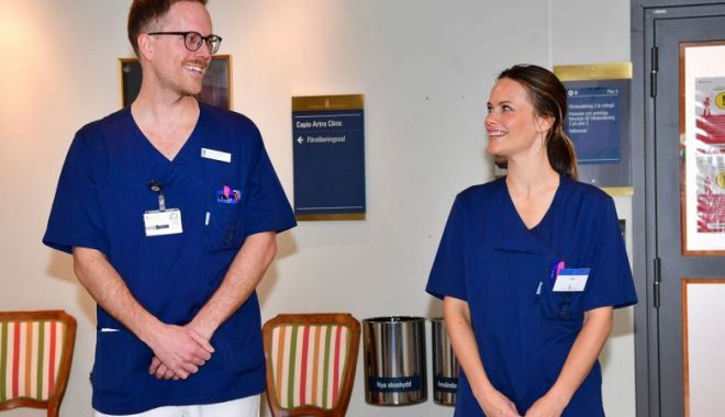Prințesa Sofia a Suediei ajută personalul medical într-un spital ce tratează infectați cu coronavirus - swedenhealthvirusroyals110621-1587231466.jpg