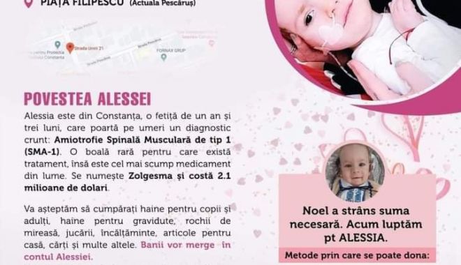 Târg caritabil în Piața Pescăruș. Mobilizare pentru salvarea Alessiei - targcaritabil-1597857336.jpg