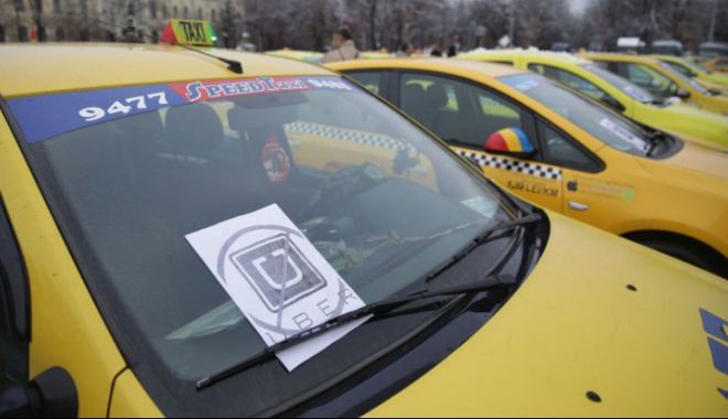 Transportatorii, noi proteste! Ce nemulțumire au - taxiuberprotest8555160077153600-1551169438.jpg