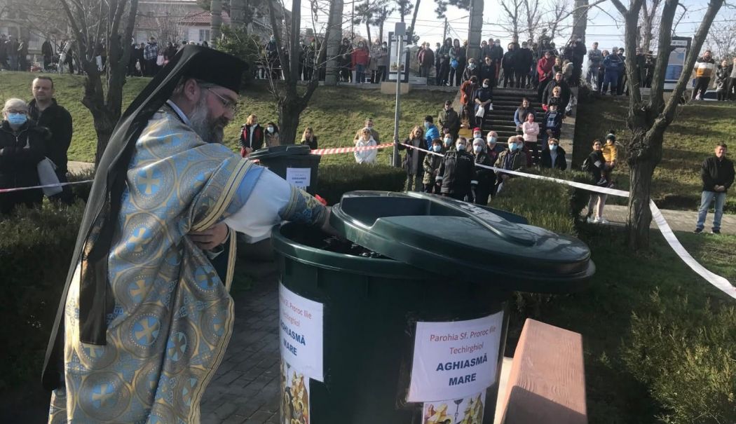 Primăria Techirghiol organizează Boboteaza pe faleza lacului, în dreptul pontonului