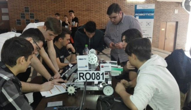 Elevii Liceului  de Telecomunicații Constanța, în cursă  la Campionatul  Național de Robotică - telecomunicatiirobotica1-1520872409.jpg
