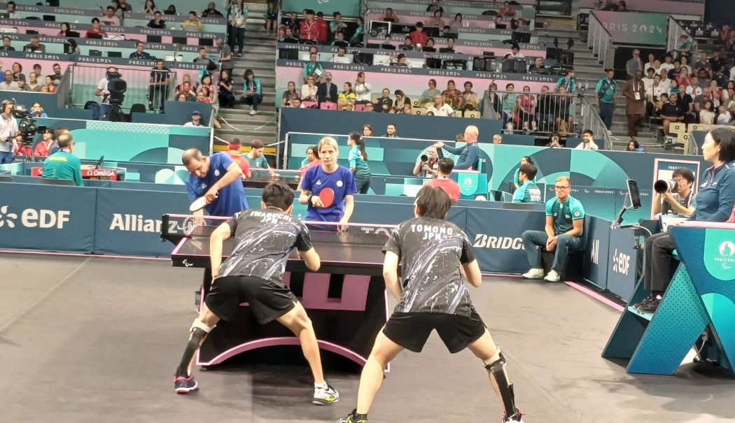 Camelia Ciripan şi Bobi Simion au pierdut la dublu mixt, la Paris - tenis-masa-paralimpic-1725024906.jpg