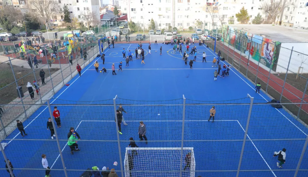 Spațiu modern pentru sport și recreere, inaugurat de Primăria Constanța în cartierul Inel II