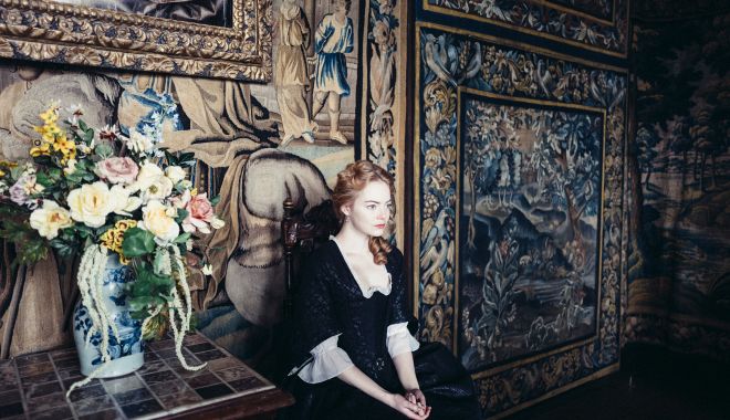 Emma Stone susține că rochiile de epocă purtate pentru ''The Favourite'' i-au afectat organele interne - thefavouriteemmastone-1540732836.jpg