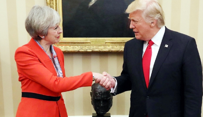 Donald Trump și Theresa May doresc  un acord bilateral 