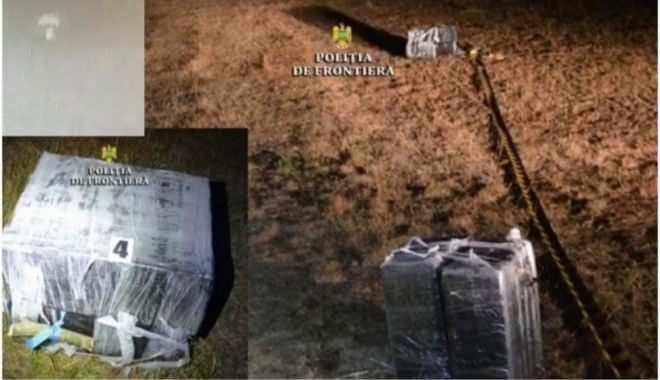 Țigări transportate cu parapanta din Ucraina, confiscate de polițiștii de frontieră din Sighetul Marmației - tigari-1635430390.jpg