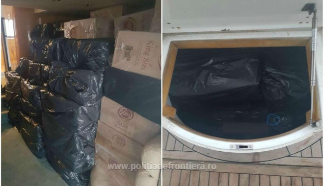 Aproximativ 250.000 de pachete țigări de contrabandă, descoperite la bordul unei ambarcațiuni - tigaricontrabanda1-1505993152.jpg