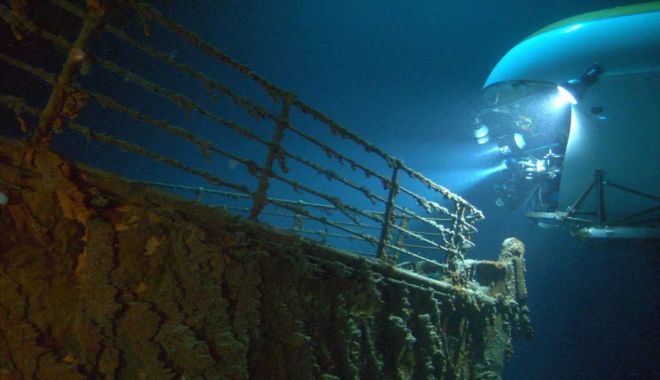 Un submarin cu turiști ce explorau epava Titanicului a dispărut în adâncuri