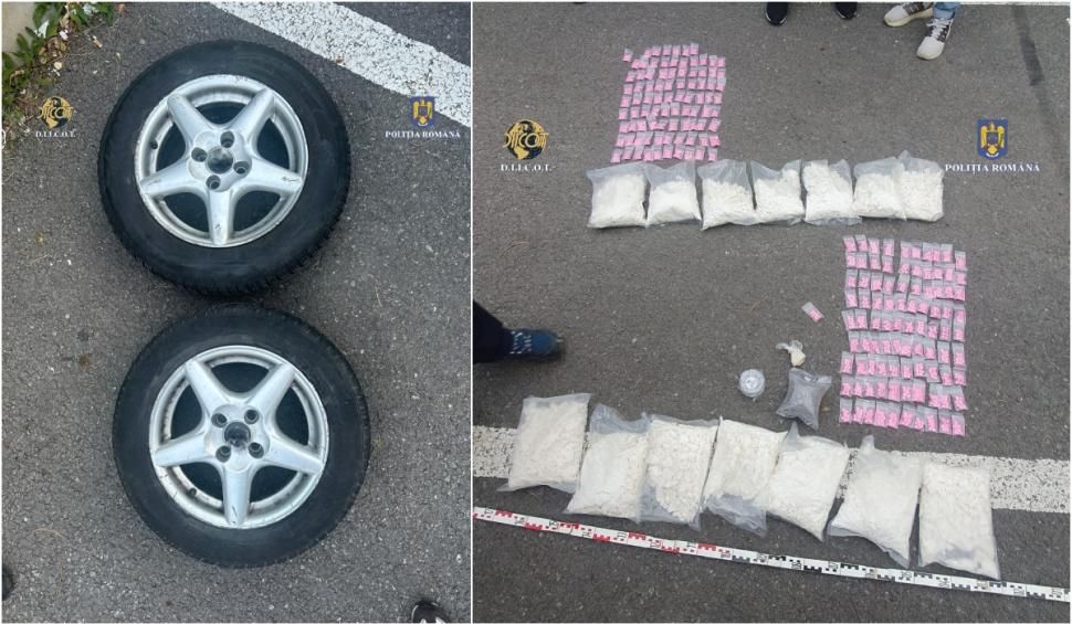 Traficanți de droguri prinși cu 14 kg de psihoactive, în roțile de rezervă - traficanti-droguri-1723036009.jpg