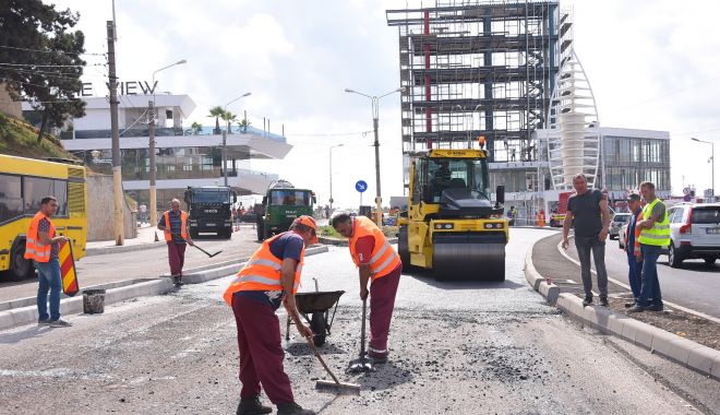 Șoferi, atenție! Trafic restricționat pe o arteră importantă a Constanței - traficrestrictionattermeromane1-1536832986.jpg