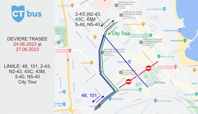 Liniile de autobuz sunt deviate pe 24 și 27 iunie - traseu-modificat-24-si-270623-1-1687423421.png