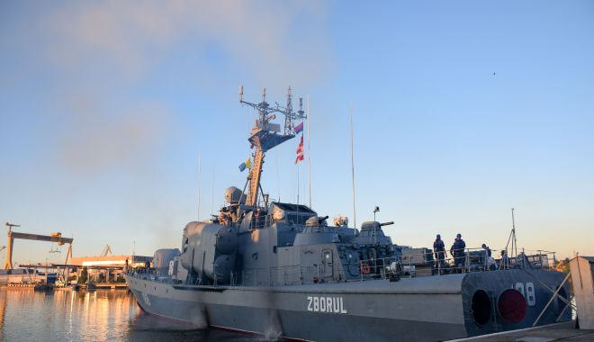 Trei nave militare românești, la exercițiul multinațional 