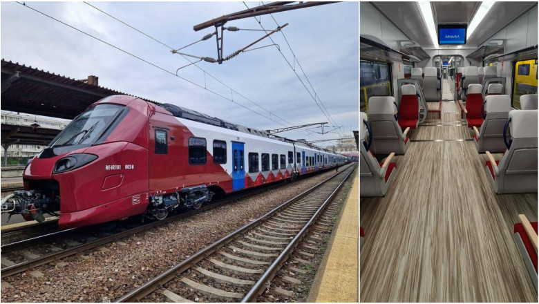 Primul tren electric nou din România va fi introdus în circulaţie