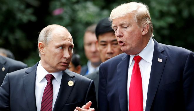 Trump afirmă că eventualele contacte cu Rusia în campania electorală nu sunt infracțiune - trumpputin-1533050886.jpg