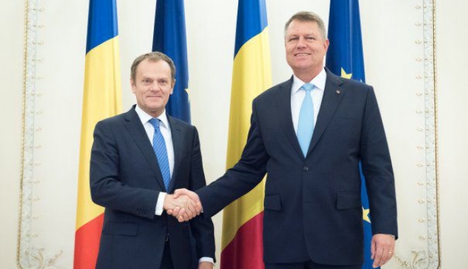 Președintele Consiliului European, Donald Tusk, primit de Klaus Iohannis - tusk-1507880150.jpg