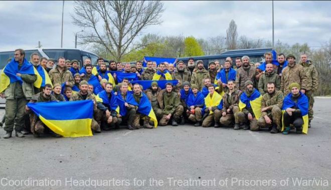 Ucraina anunţă că 130 de soldaţi ucraineni au fost eliberaţi în cadrul unui schimb de prizonieri cu Rusia, de Paşte - ucraina-1681659503.jpg