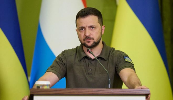 Ucraina, prudentă după anunţul retragerii ruse din Herson, afirmă Volodimir Zelenski - ucrainaprudenta-1668093178.jpg