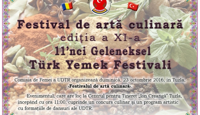 UDTR, pregătiri pentru Festivalul de artă culinară turcească - udtr-1476982688.jpg