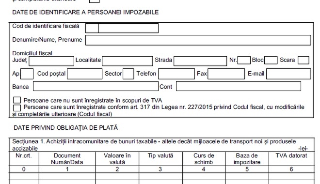 Ultima zi pentru depunerea formularului fiscal 301 - ultimaziformular301-1471256160.jpg