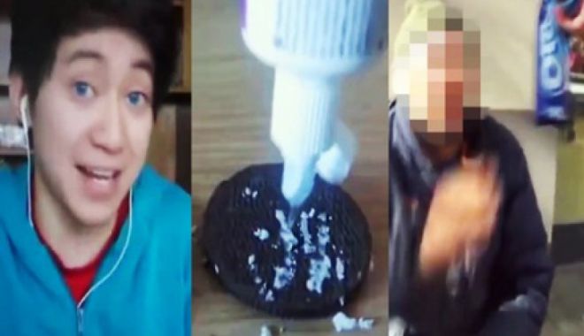 VIDEO / Cerșetor român din Spania, umilit de un tânăr care i-a dat biscuiți umpluți cu pastă de dinți - umilit-1524397731.jpg